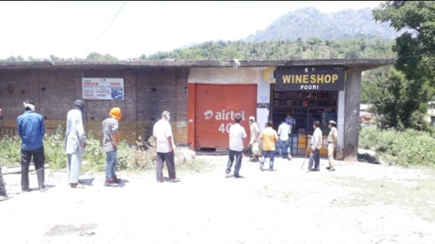 wine shop open after two months.
